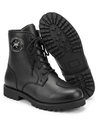 Herren leder sneaker motorrad - herren,