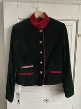 Stajan Erzherzog Johann u. Anna Plochl, Janker/ Jacke / Blazer Grüner Samt Gr.40