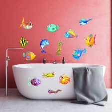 Aufkleber Fische 14 Stück