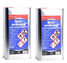 Nitroverdünnung 10Liter 2x5L Universalverdünnung Reinigungsverdünnung Recolor