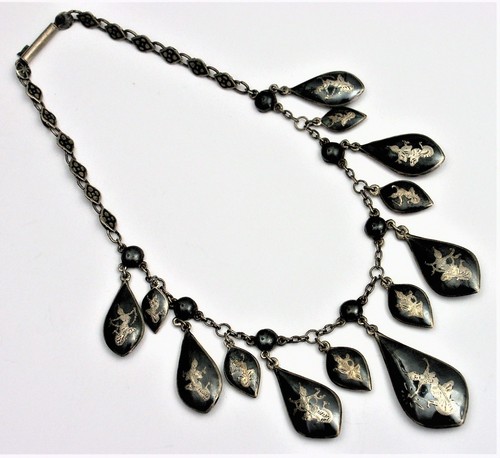 Collier niello tula silber - niello,