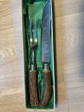 ALTES TRANCHIERBESTECK  JAGD