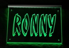Ronny LED Namensschild oder
