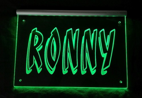 Ronny led namensschild oder - namensschild,