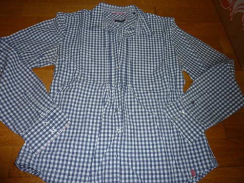 Sportliche karierte bluse - sportliche,,
