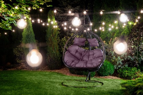 Polyrattan hängesessel - polyrattan,