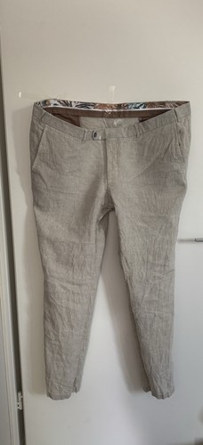 Leichte leinenhose beige - leinenhose, gr