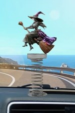 Ornament Hexe Wackel Figur