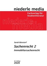 Sachenrecht 2 - Immobiliarsachenrecht Sarah Bünstorf
