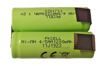Akkupack 2 x 4/5AA NiMH 2,4V 1200mAh mit Anschlüsse Lötfahne