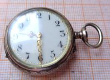 Antike Damen Taschenuhr Silber