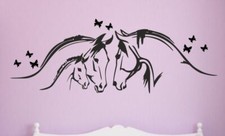Wandtattoo Wandaufkleber Aufkleber Kinder Tattoo Pferd Horse Stute Fohlen 151