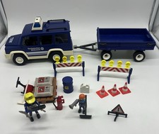 Playmobil THW Geländewagen 4087 Auto mit Anhänger 4082 technisches Hilfswerk