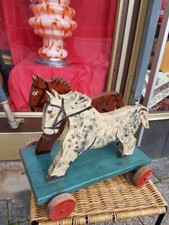 antik Holzpferd Spielzeug zum