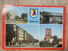 Ansichtskarte, AK, Rathenow, DDR, gelaufen