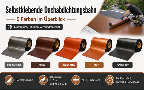 Selbstklebende dachbahn - selbstklebende,