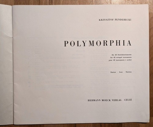 Polymorphia für - , 48