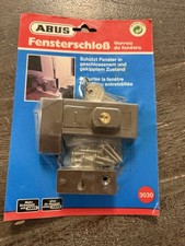 ABUS Fensterschloss 3030 | Drehkippfenster | Fenstersicherung | braun