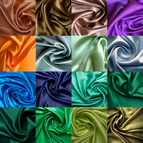 100 seide crepe satin uni - 100%, 16