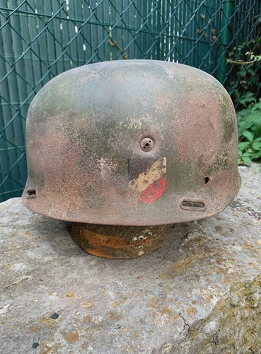 Deutscher m36 stahlhelm - fj,