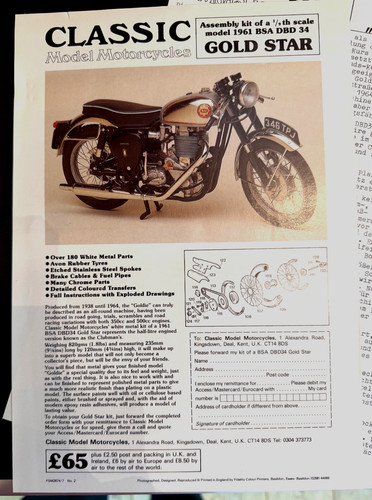 Absolute rarität bsa dbd34 - absolute,