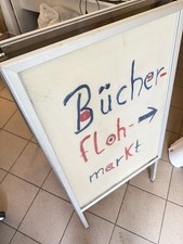 AUFSTELLER WERBUNG WERBEAUFSTELLER ALU KLEMMBAR 120 x 64 SILBER REKLAME