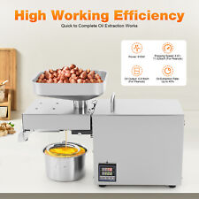 Elektrischer Edelstahl Ölpresse Maschine Ölmühle Pflanzenöl Presse Öl Presser