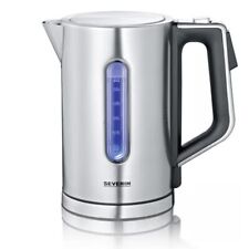 Severin WK 3418 Wasserkocher 1.7L edelstahl-schwarz