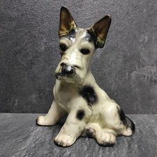 Vintage Terrier Porzellan Hund