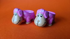 Ferrero Eierbecher (#08) - 2 Schafe - pink - guter Zustand - rar