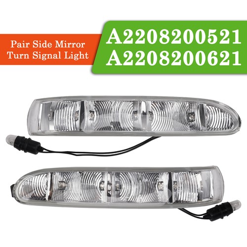 Pair side mirror - mirror, turn