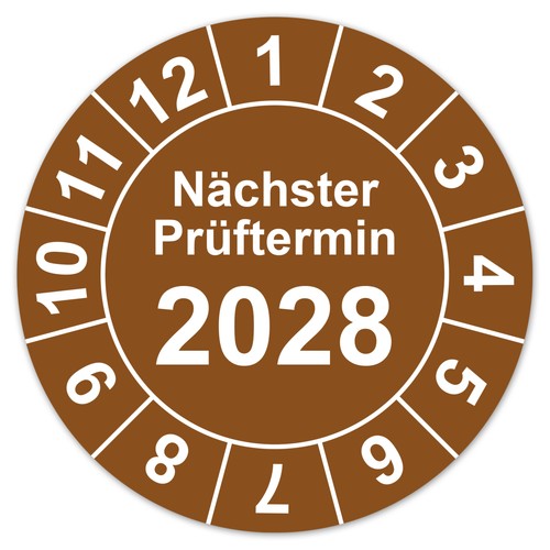 Prüfplaketten nächster