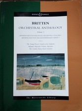 B. Britten Orchestral Anthology Vol 1 Score Partitur incl Young Person's Guide  