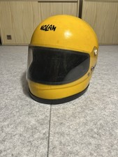 Nolan Integralhelm Gelb DDR Tuner Stil Oldschool Motorrad Helm Retro Look Moped