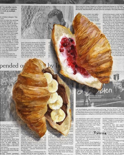 Croissants auf zeitung bild - zeitung,