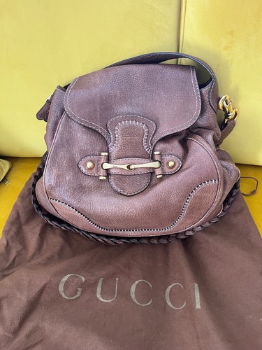 Gucci leder tasche vintage - gucci,