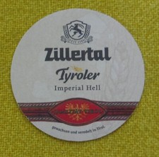 Bierdeckel Brauerei Zillertal