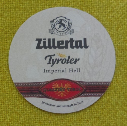 Bierdeckel brauerei zillertal - bierdeckel,
