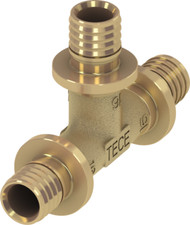 Teceflex stück messing - teceflex, t-stück