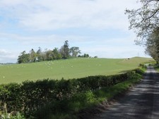 Foto A2 Straße nach Dimpleknowe Synton Weideland zwischen Synton Parkhead c2013