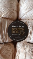 Seide 100% Goldener Knopf