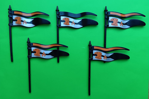Playmobil 5 fahnen - ,