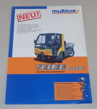 Prospekt / Broschüre Multicar Tremo Carrier Schmalspur-Geräteträger