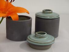 2er Set Vase Steinzeug Ikebana