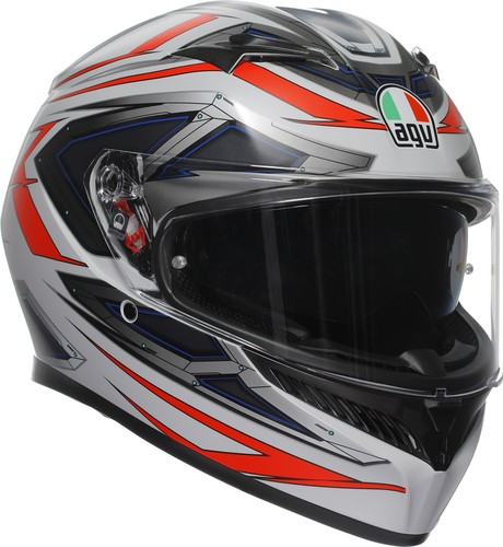 Agv space white fluo - k3, red