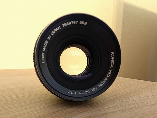 Konica hexanon 50mm 7 - hexanon, f1.7