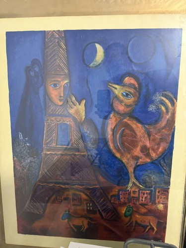 Marc chagall bonjour paris - bonjour,