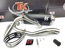 Turbo Kit X Road Edelstahl Auspuff Yamaha WR 125 R X SM Enduro 4 Takt 12 13 14 