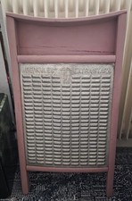 Upcycling altes Waschbrett Holz, Wellblech  Antik, Altrosa, Bemalt