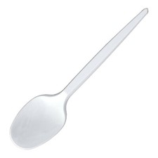 100 Löffel 16cm weiß PS / Einweg Geschirr Besteck Speiselöffel Esslöffel To-Go